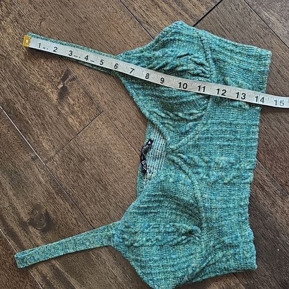 Zara Green Ribbed Knit Bralette Coord Set (Bralette ONLY) Size Medium NWT - Picture 8 of 10